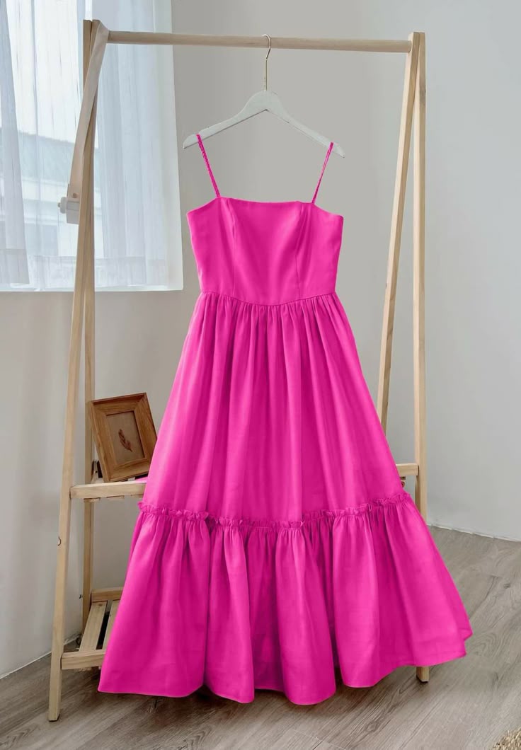Modest Simple A line Spaghetti Straps 18th Birthday Dress Prom Dress 21st Birthday Outfits For Women W0257