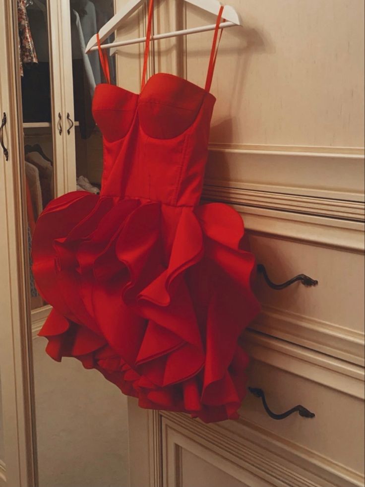 Cute Sheath Sweetheart Red Short Homecoming Dress Summer Middle School Formal Hoco Dresses Cocktail Dress Birthday Outfits W0575