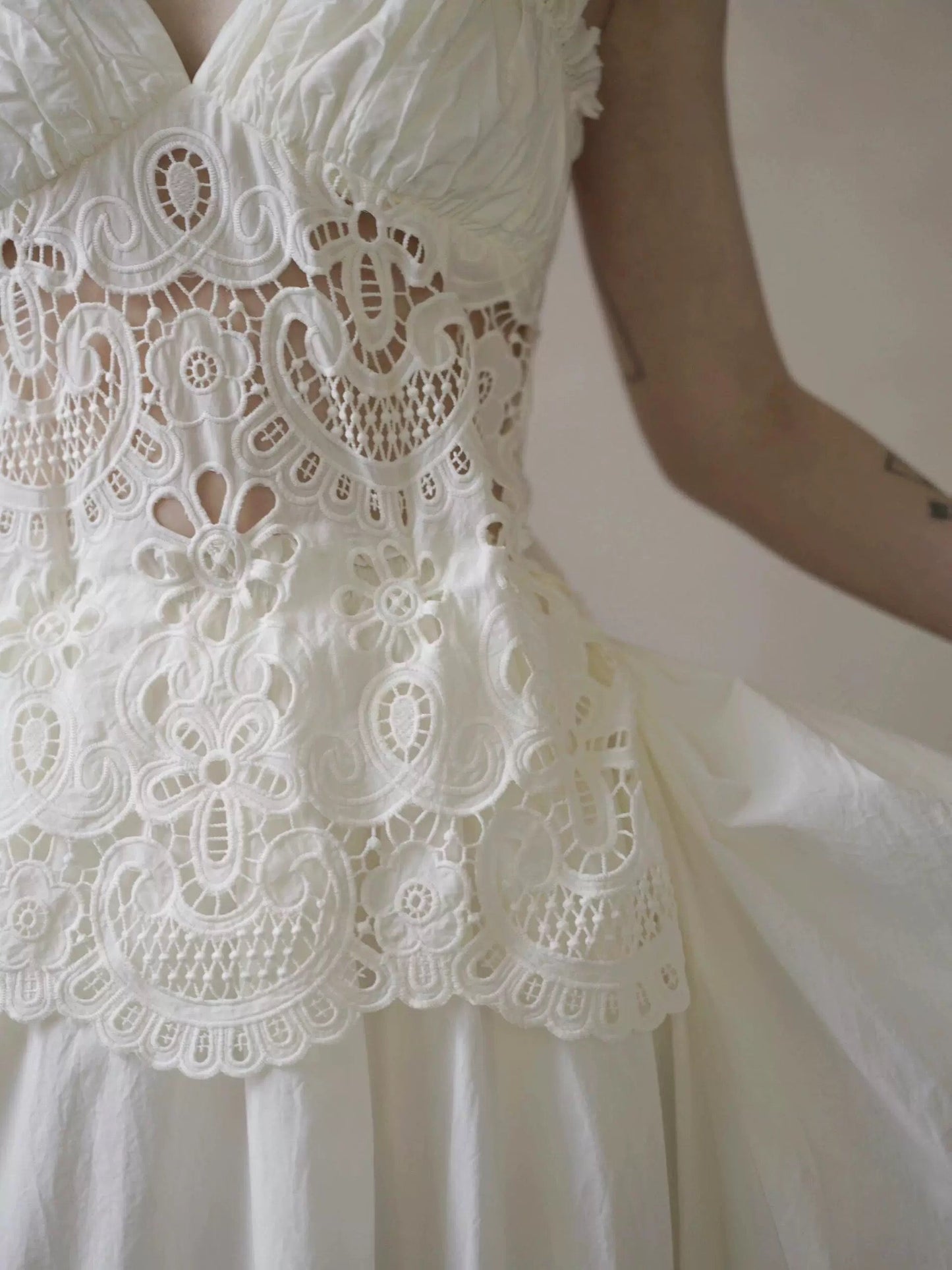 Vintage Wedding Dress A line Halter Lace White Summer Beach Long Wedding Dresses Bridal Gowns W0786