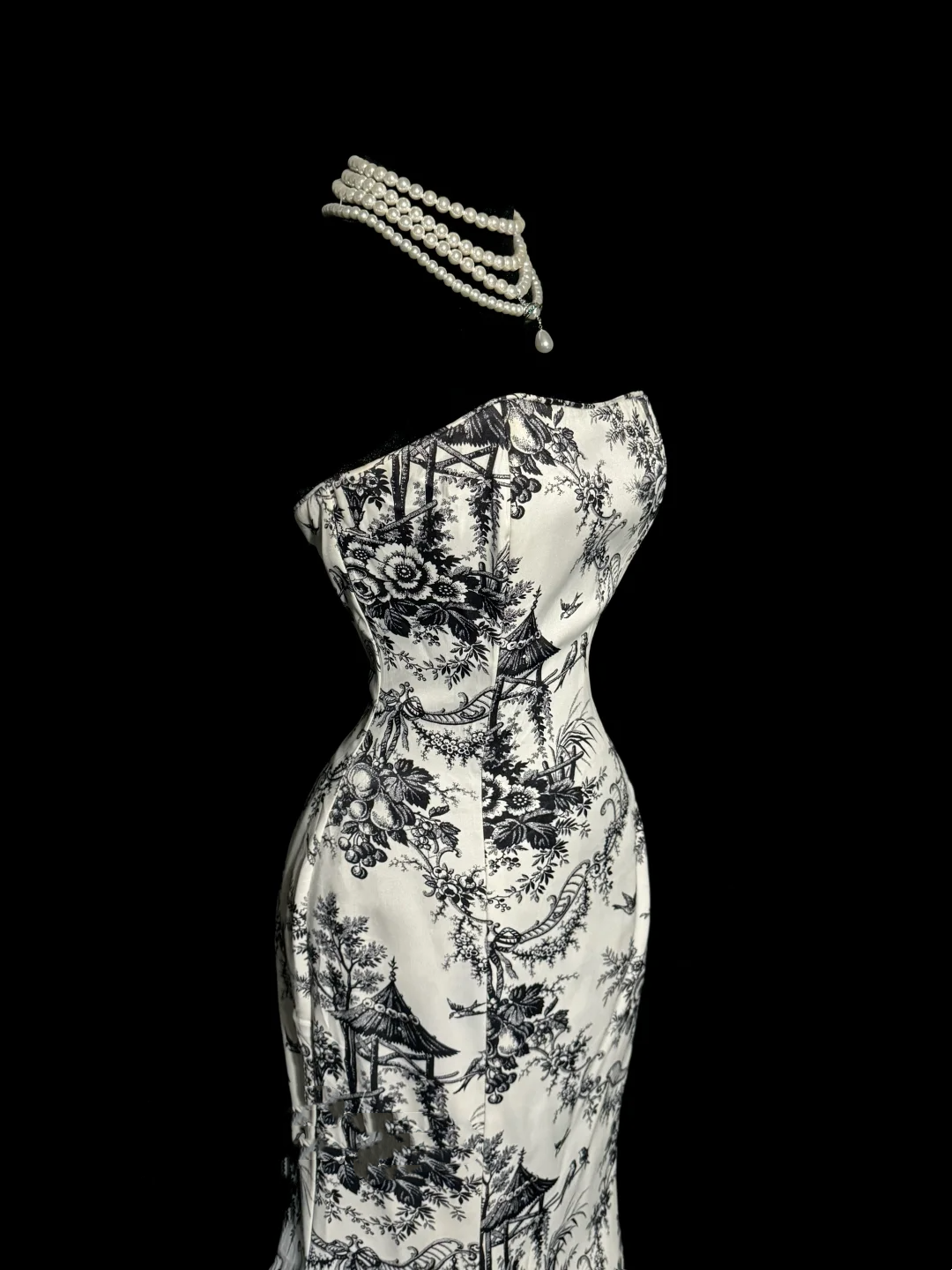 Vintage Mermaid Strapless 1950s Retro Classy Satin Long Prom Dresses Party Dress 21st Birthday Outfits Graduation Dresses W863