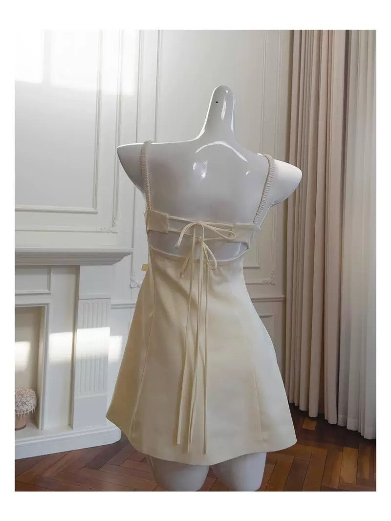 Pretty A Line Sleeveless Satin Summer 16th Birthday Dresses For Teens Hoco Dress Mini 18th Birthday Outfit Cocktail Dresses For Women W909