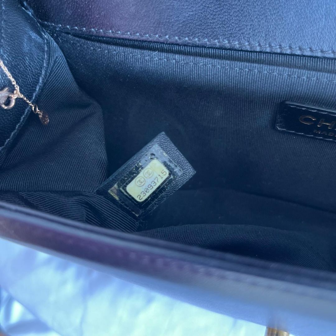 Chanel Black Quilted Leather Medium Le Boy Flap Bag