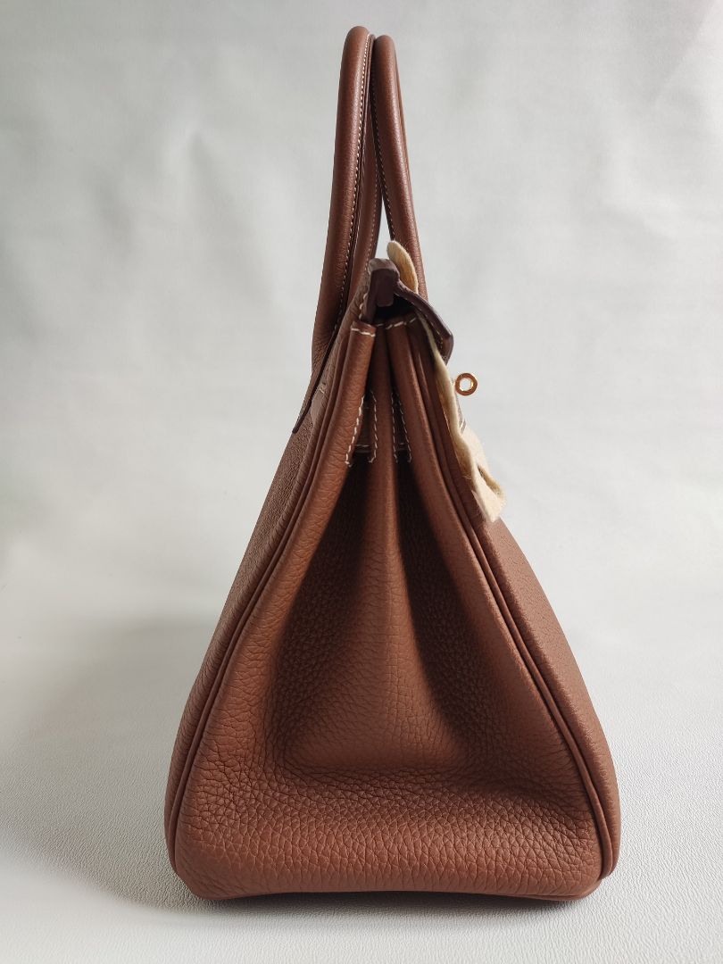 Hermès 30 Birkin Gold with Gold Hardware