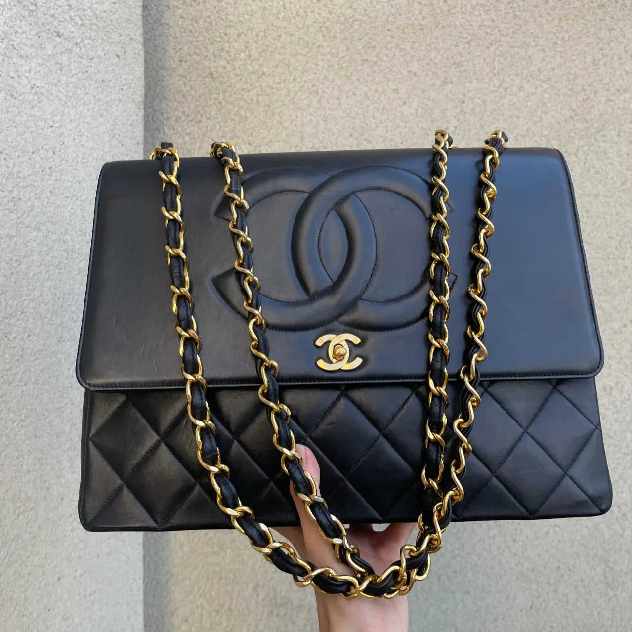 CHANEL Classic Flap Maxi 1992 shoulder bag