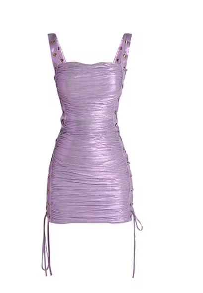 Chic Lilac Sheath Formal Homecoming Dress Short Party Dress Cocktail Dress S708
