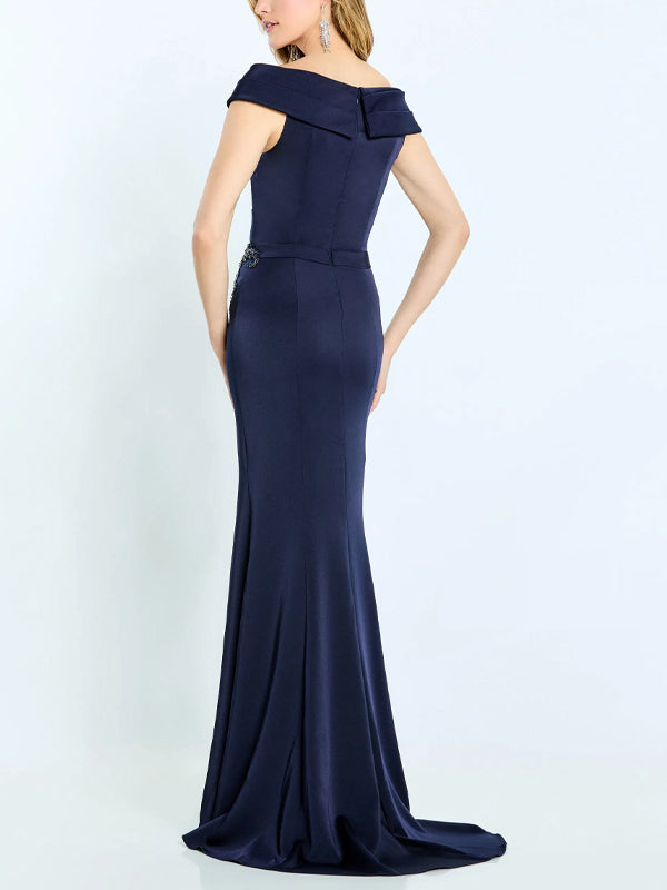 V-Neck Solid Color Maxi Dress