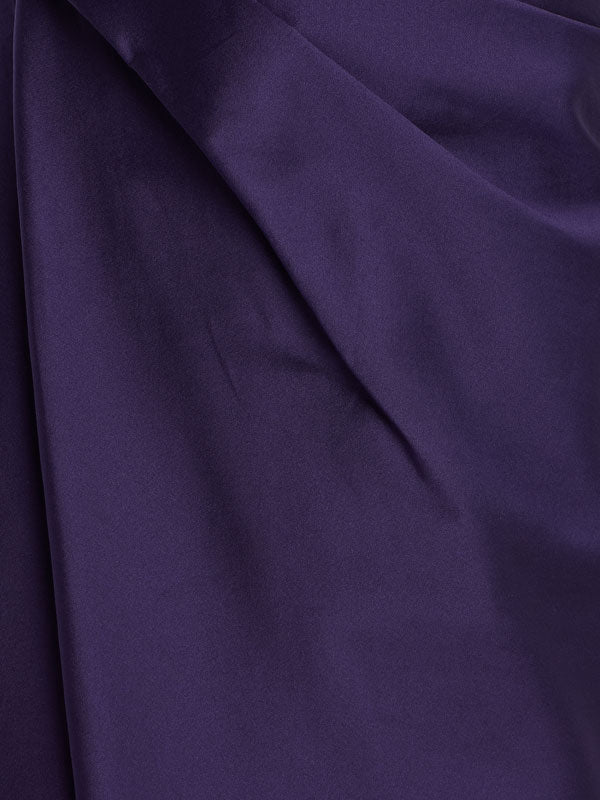 Satin High Slit Temperament Tube Top Women's Gown