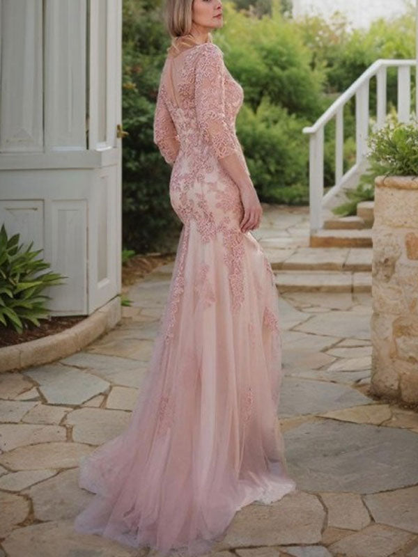 Elegant Wrap Hip Tail Women's Dress