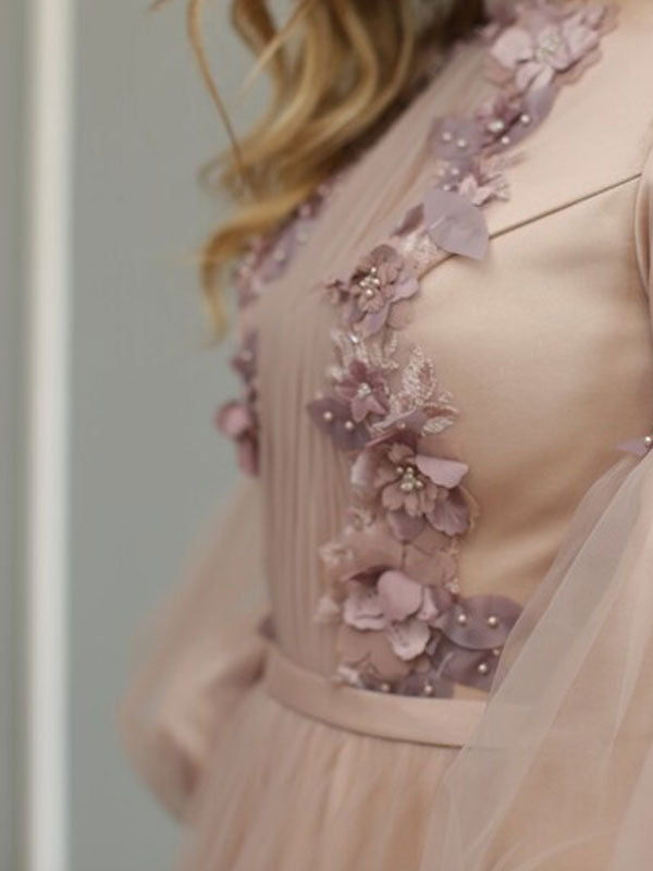 Mesh Bubble Sleeve Temperament Women's Dress