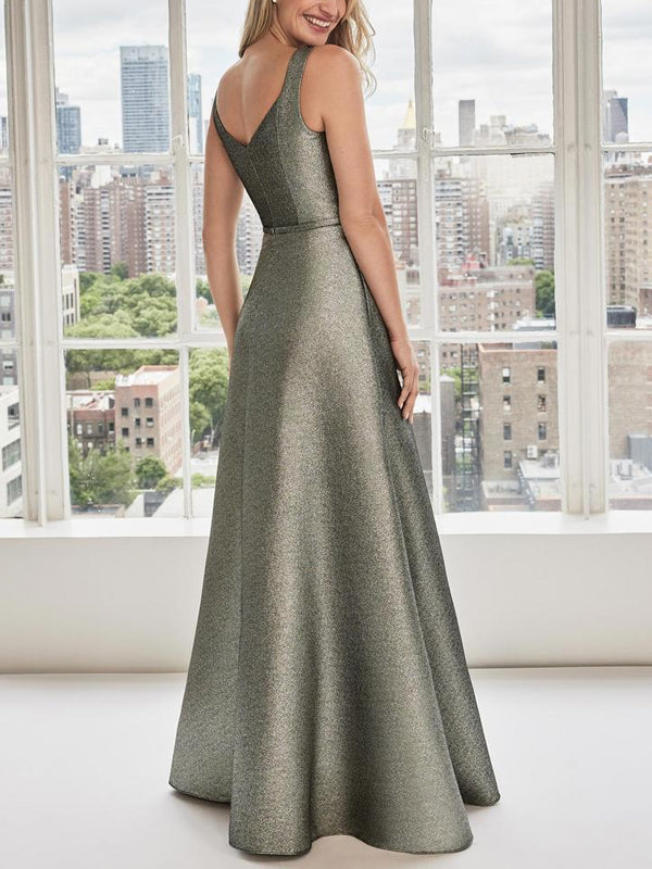 Sleeveless Solid Color Maxi Dress