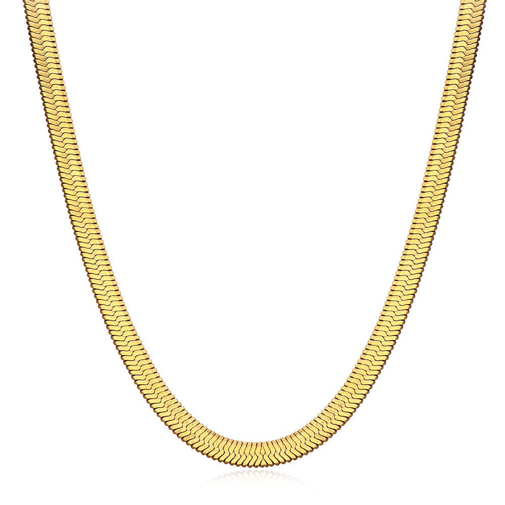 Stacked Jewelry Snake Bone Chain