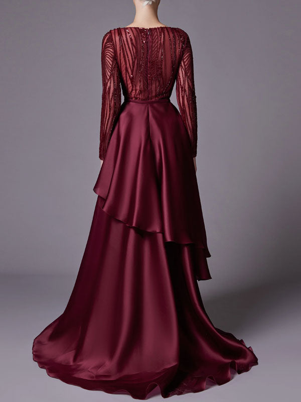 Tiered Hand Beaded Dress