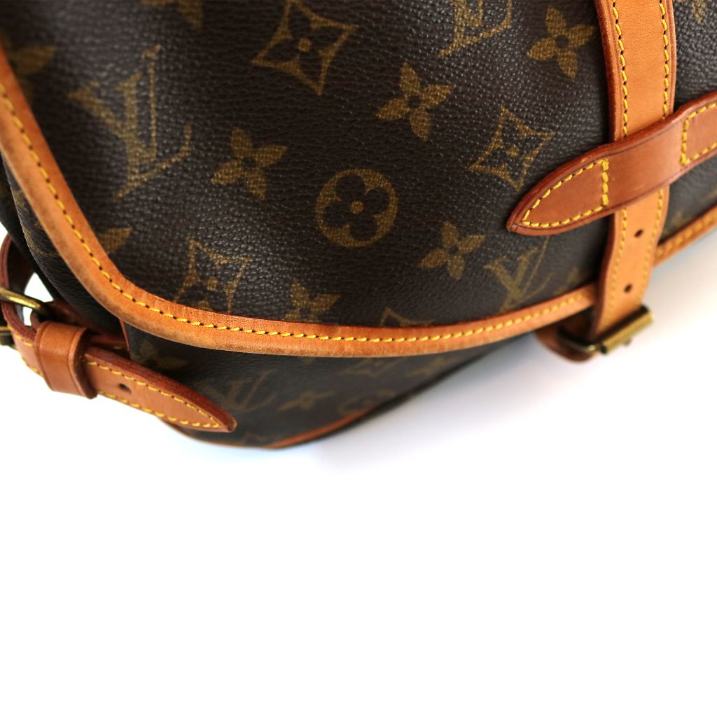 Louis Vuitton Brown Monogram Saumur 30