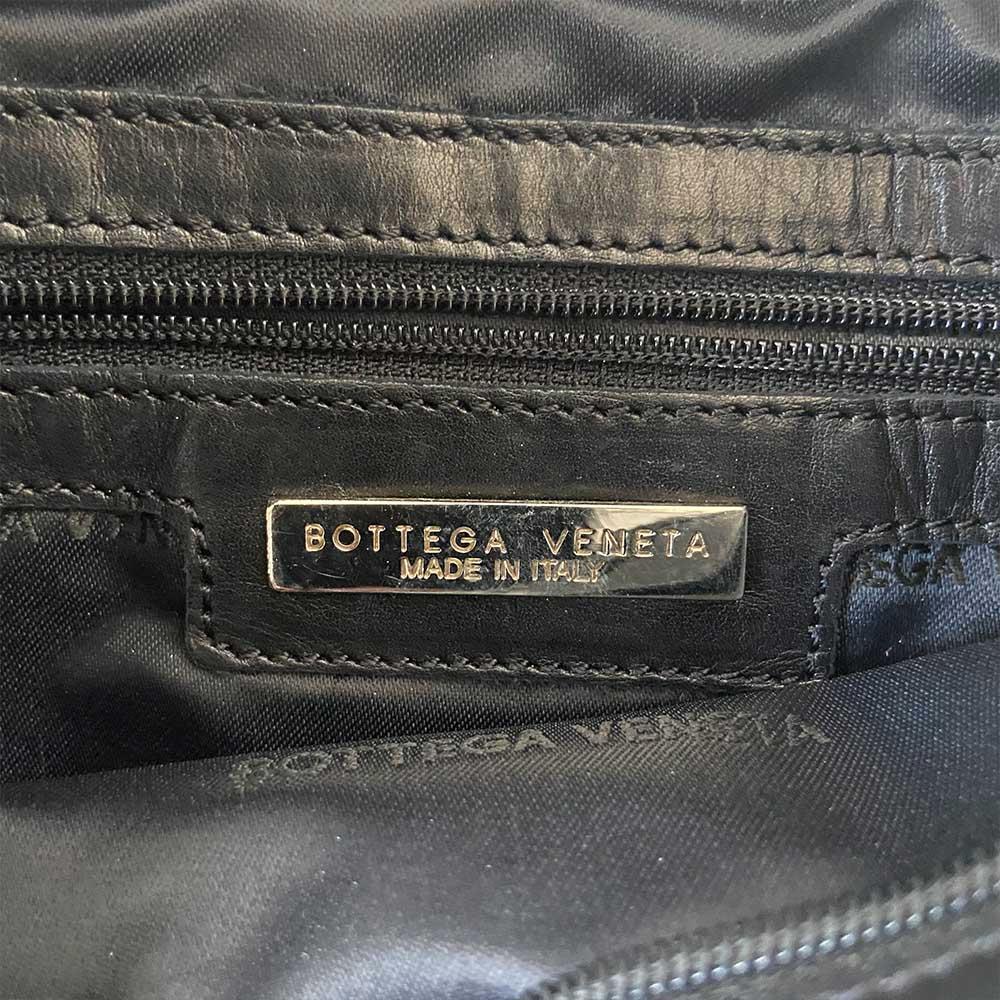 Bottega Veneta Black Vintage Canvas Bag
