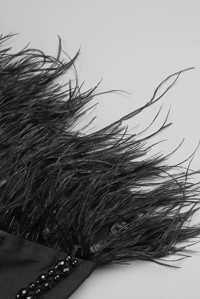 loveedsTM-New style heavy beaded tube top dress-vx