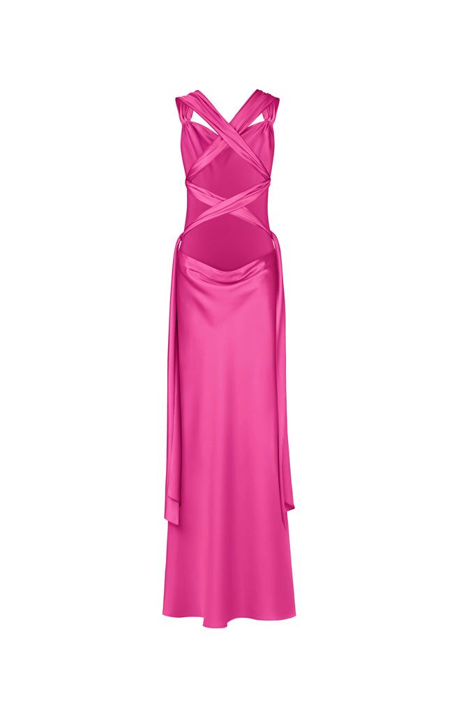 Hot Pink Long Prom Dress New Arrive Party Dress Evening Dress fg7973