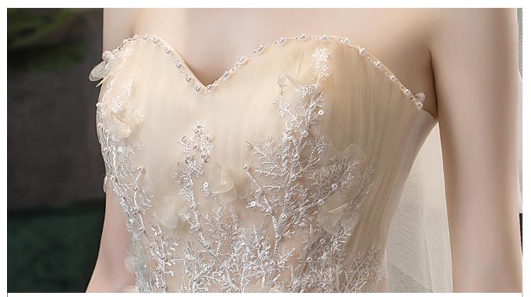 loveedsTM-Wedding Dress 2024 Gryffon Classic Strapless Wedding Gown With Train Lace Up Ball Gown Luxury Lace Embroidery Robe De Mariee