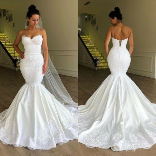 White Mermaid Prom Dress , Sexy Prom Dress cg10025