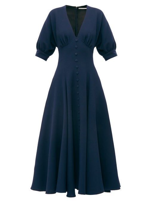 V Neck Long Prom Dress With Short Sleeves cg10069