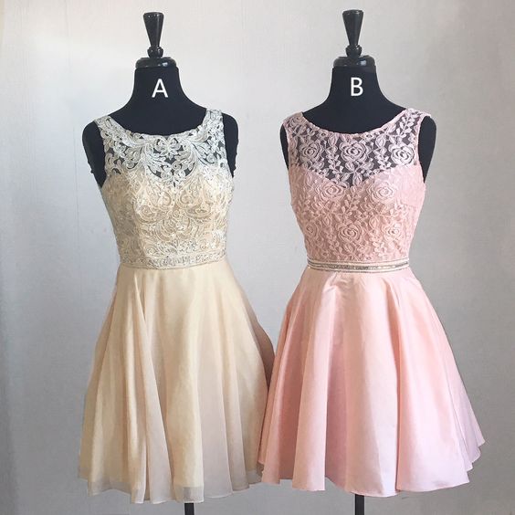 Short Homecoming Dresses, Pink Hoco Dress, Yellow Hoco Dress cg10300