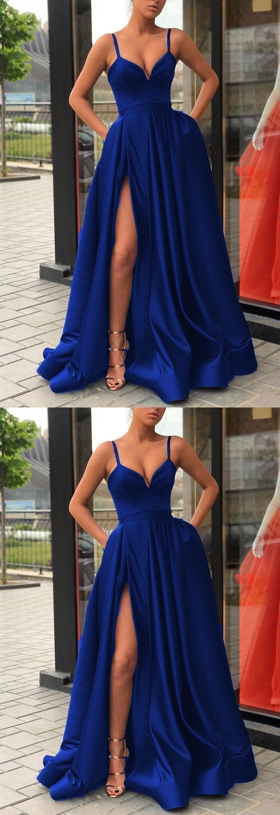 Royal Blue Prom Dress, Evening Dress, Dance Dresses, Graduation School Party Gown cg10625