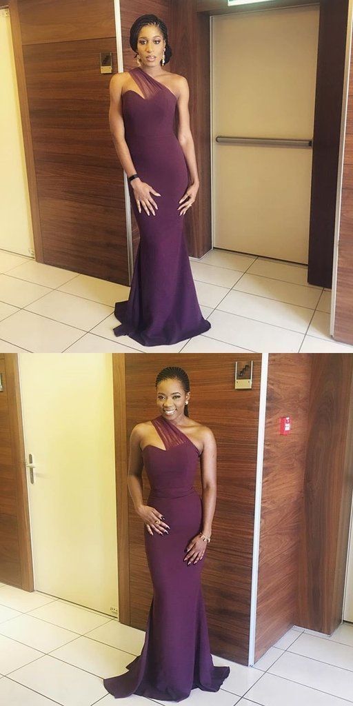 Mermaid Tulle Sleeveless Jersey Long Bridesmaid Dresses Prom Dress cg10834