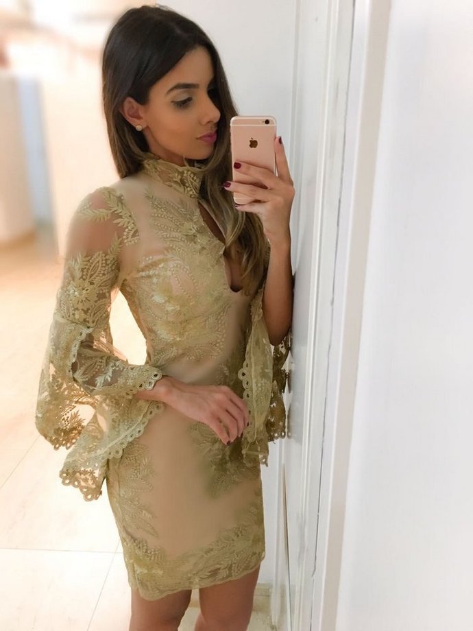 Sheath homecoming dresses, Tight homecoming dresses, Long sleeve homecoming dresses cg11102