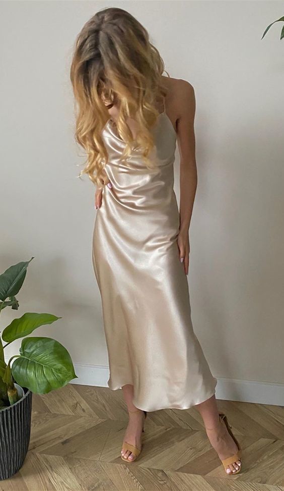 cheap champagne prom dresses, simple wedding party dresses cg11158