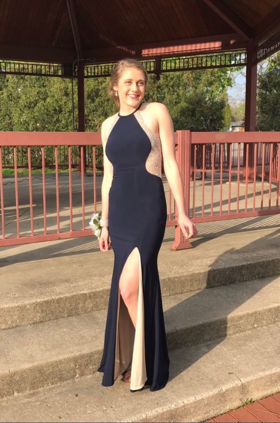 Black Mermaid Long Prom Dress,Evening Dresses cg11769