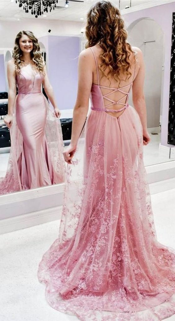 High Fahsion Lace Long Prom Dresses, Popular Mermaid 2020 Prom Dresses cg11967