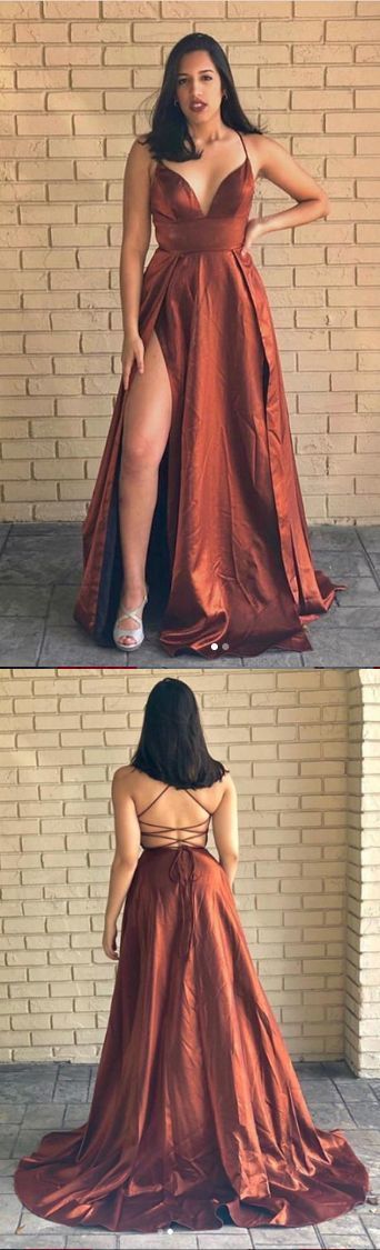 Charming Spaghetti Straps A-Line Prom Dresses cg12055