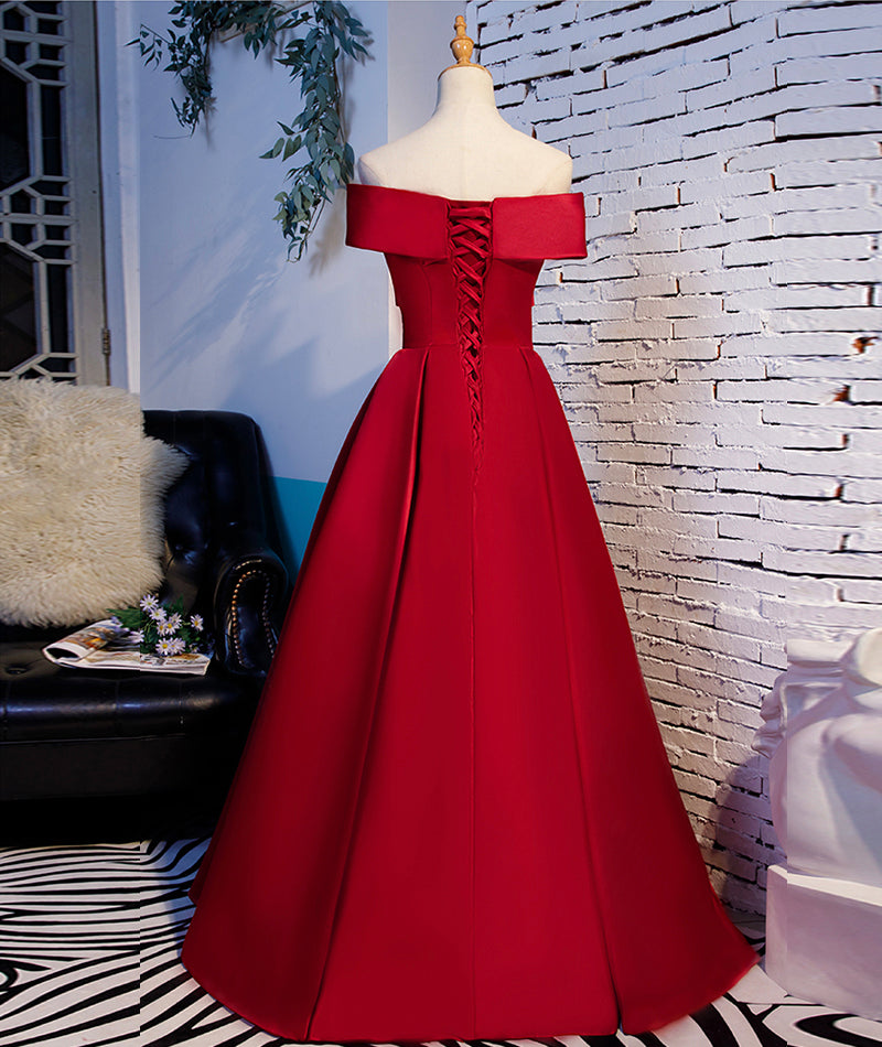 A LINE SATIN LONG BALL GOWN PROM DRESS FORMAL DRESS cg12346