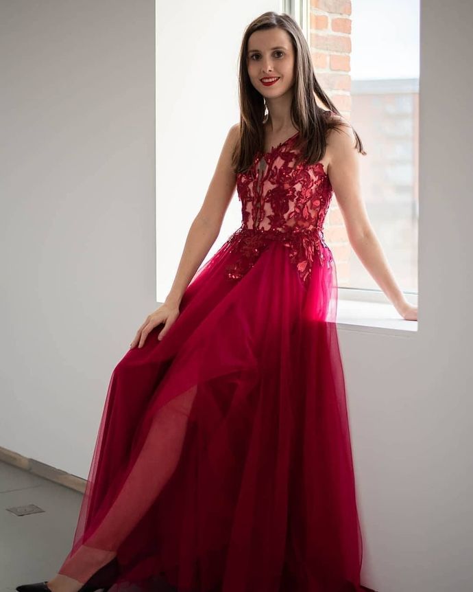 V-Neck Appliques A-Line Prom Dresses,Long Prom Dresses cg12359