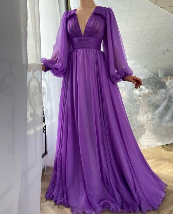 Custom royal purple prom gown for special occasions cg12540