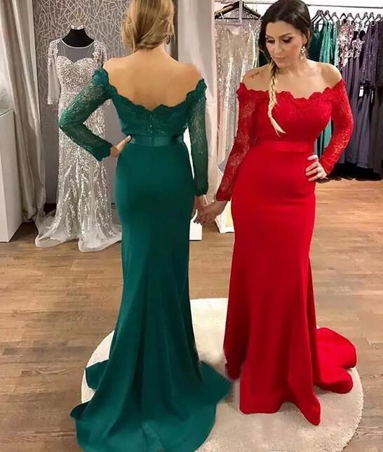 Long Prom Dress, Lace Prom Dress, Mermaid Prom Dress, Tulle Prom Dress cg12703