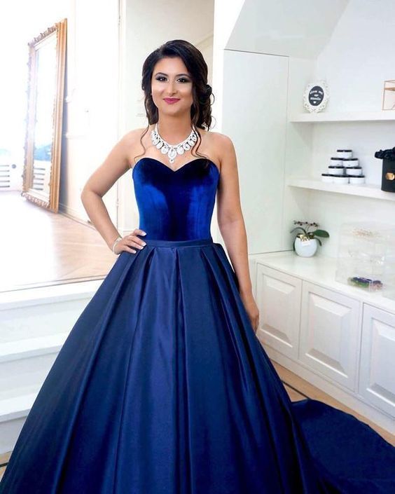 Velvet Sweetheart Satin Ball Gowns Wedding Dresses prom gown cg13420