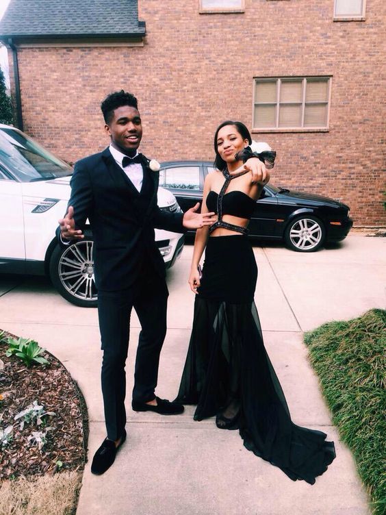 Sexy New Design Prom Gowns Crystal Chiffon See Through Black African Prom Dress cg13458