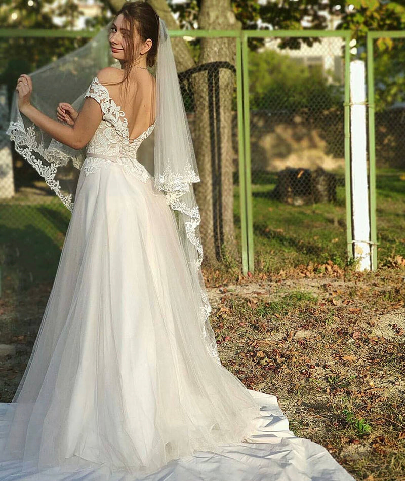 CHAMPAGNE LACE LONG PROM DRESS EVENING DRESS cg13608