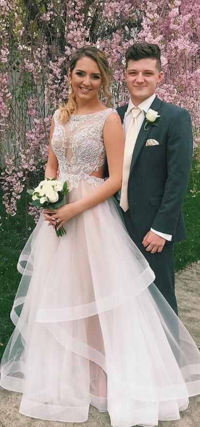 Princess A-line Appliques Long Prom Dress Party Dress cg13675