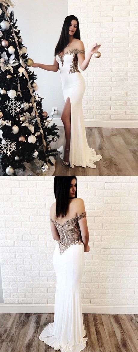 Beautiful Off Shoulder Mermaid Prom Dress, Sexy Evening Dress cg14235