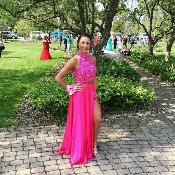 Sexy Prom Dress, Charming Prom Dress,Two Piece Prom Dresses cg14669