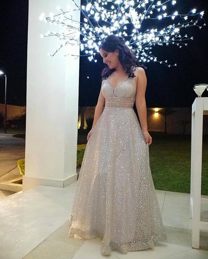 Sexy Prom Dress,V-Neck Prom Dress,A-Line Prom Dress,Long Prom Dressï¼_vening Dress cg15266