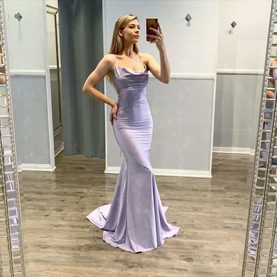 Sexy Mermaid Spaghetti Straps Long Prom/Evening Party Dress cg15487