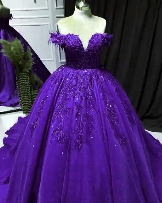 elegant purple ball gown quinceanera dresses prom dress cg15908