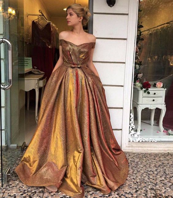 Long A Line Evening Dress Prom Dress cg16100