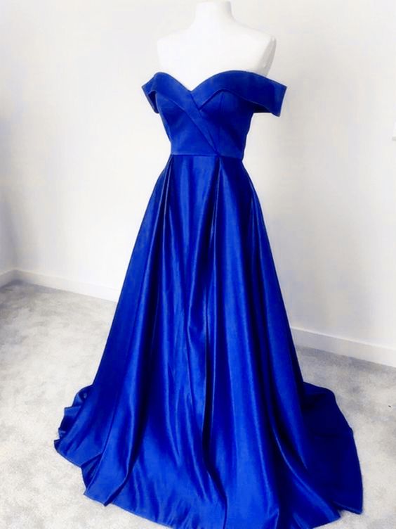 Classic Royal Blue Prom Dresses cg16243