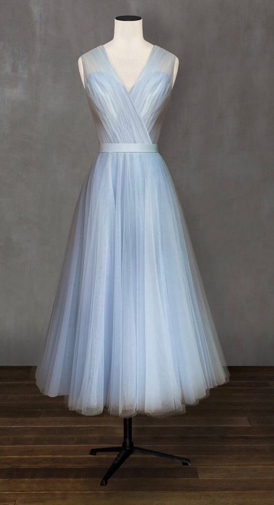 Light blue Midi Prom Dress cg16553
