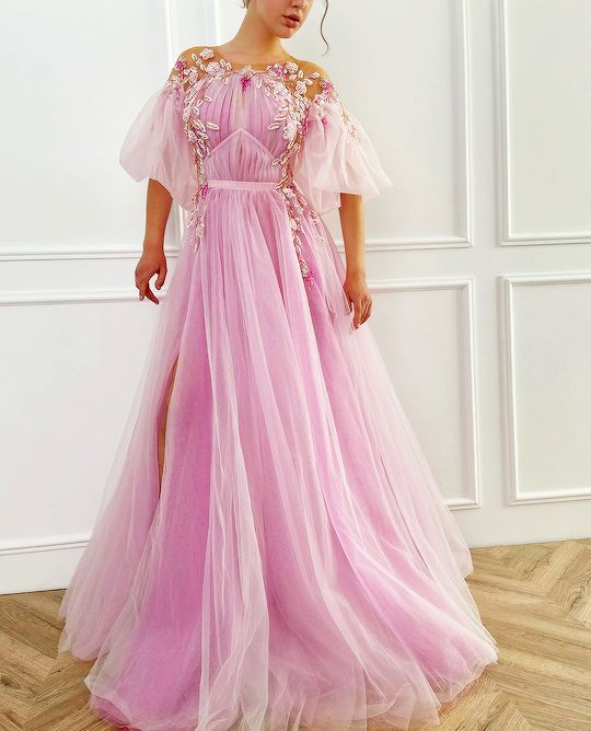 Appliques Lace Long Wedding Dress Prom Dress cg16582