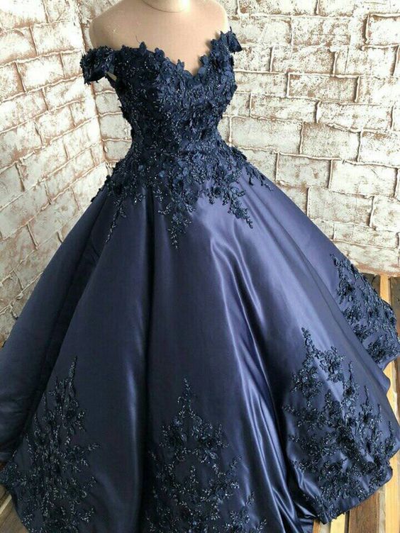 beautiful blue formal ball gown Prom Dress cg16609