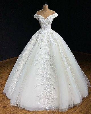 whaite Long Custom Evening Dress wedding dress cg16711
